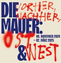 Die Mauer: vorher, nachher, Ost und West